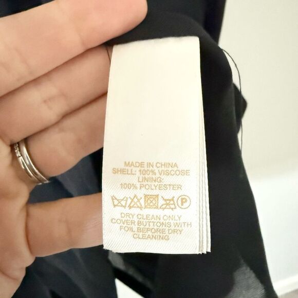 Kate Spade Crepe Fit and Flare Dress in Black - Size 6 - Picture 7 of 9